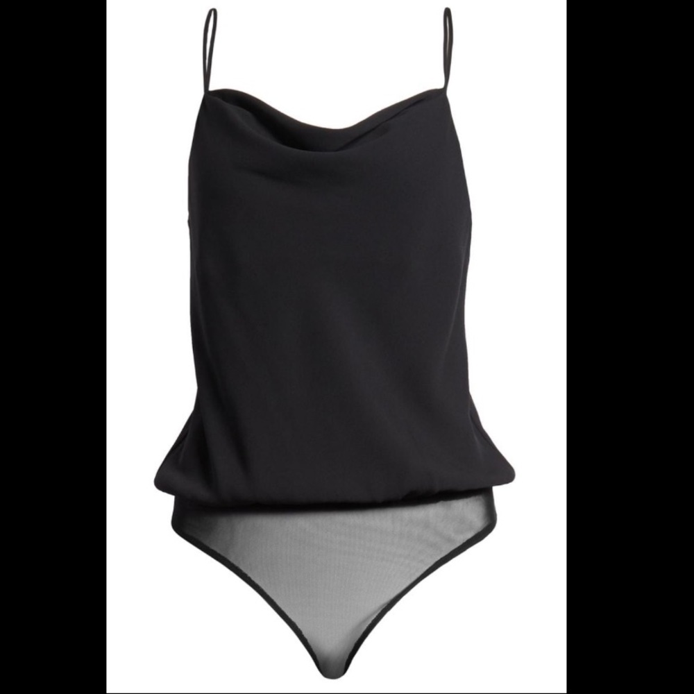 Astr the label black cowl neck bodysuit - Picture 6 of 13